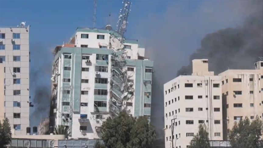 Amnesty calls for investigation into Israeli bombing of Gaza media tower