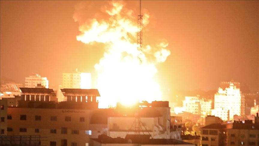 Israel launches intense attacks in different parts of Gaza