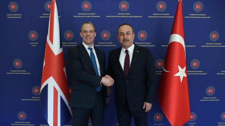 Turkish foreign minister discusses Palestine with UK counterpart