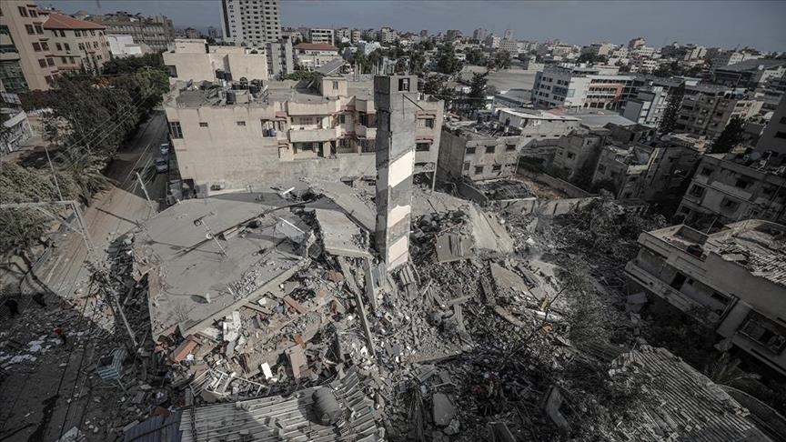 L'armée de l'air israélienne a détruit une mosquée et 12 bâtiments résidentiels à Gaza