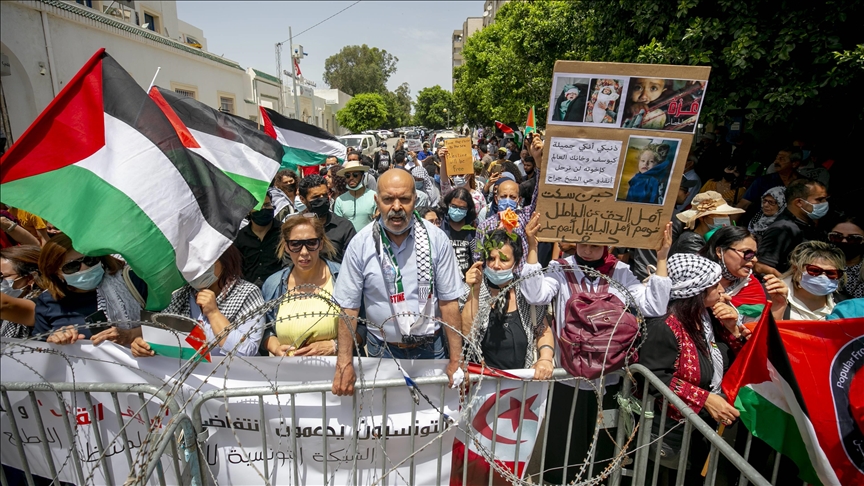 رفضا للتطبيع و"إرهاب" إسرائيل.. مظاهرات بلبنان وتونس واليمن والسودان