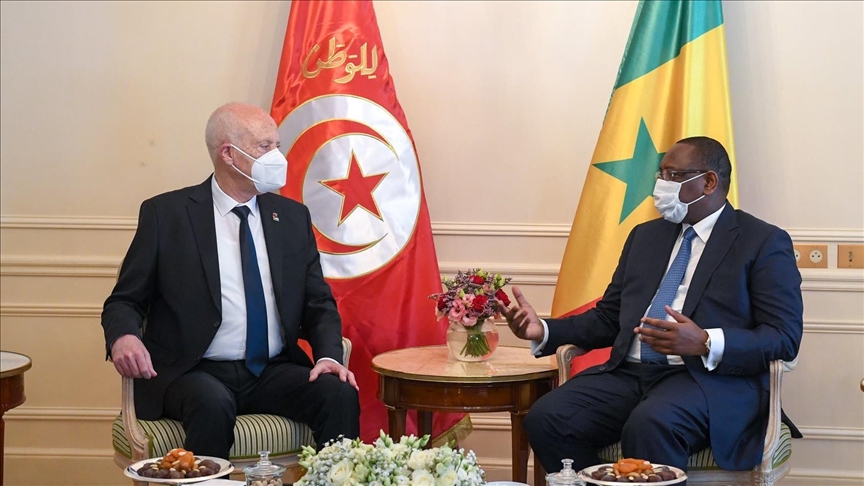 Tunisie: le président de la République s'entretient avec son homologue sénégalais
