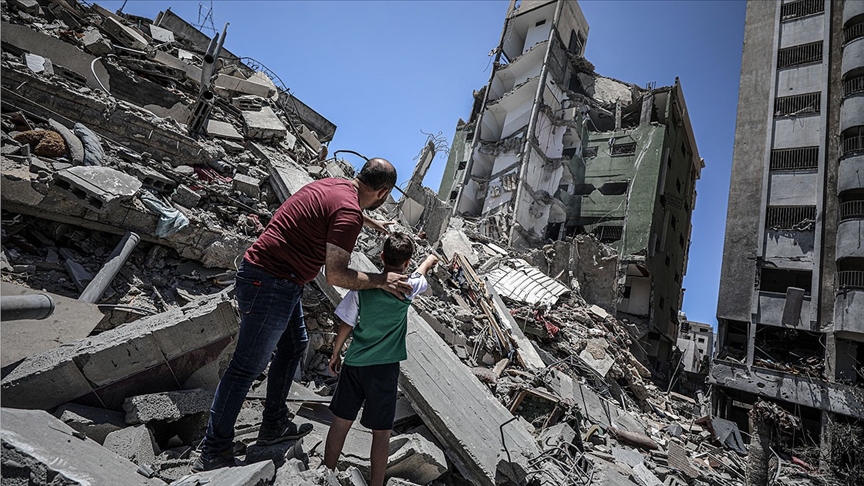 İsrail'in Gazze Şeridi'ne yönelik saldırılarında 1800 konut zarar gördü