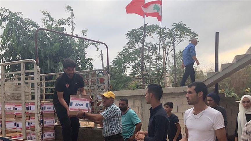 Турция оказала продовольственную помощь свыше 2 тыс. семей в Ливане