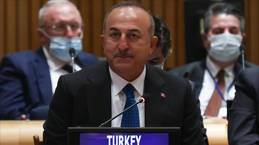 Turkish foreign minister, UN chief discuss Palestine