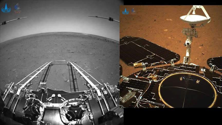 Çin'in uzay aracı Zhurong, Mars'ta ilk sürüşünü gerçekleştirdi