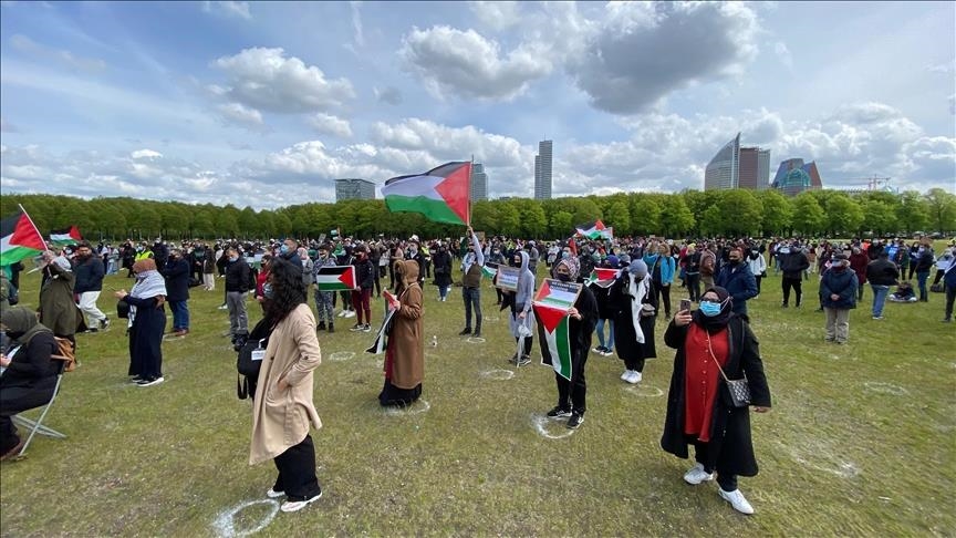 Pays-Bas: Manifestations contre l'agression israélienne en Palestine
