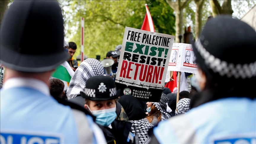 UK police accused of 'inhumane' tactics on pro-Palestinian protesters