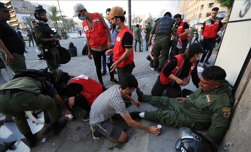 Irak : le bilan des victimes lors des manifestations de mardi s’alourdit à 2 morts et 26 blessés