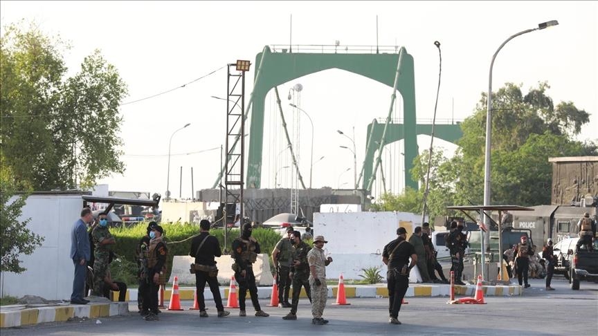 Milicia Hashd al-Shaabi irrumpe en la Zona Verde de Bagdad, Irak