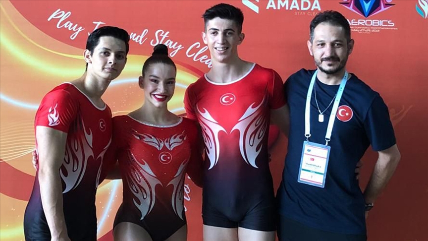 Aerobik Cimnastik Dünya Şampiyonası'nda milli sporcular 2 final hakkı kazandı