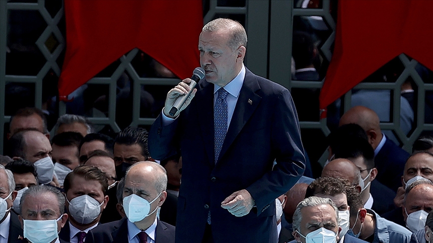 Cumhurbaşkanı Erdoğan: Taksim Camimiz, İstanbul'un sembolleri arasındaki seçkin yerini şimdiden almıştır