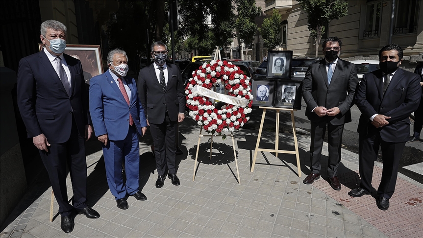 Turkish victims of 1978 Armenian terrorist attack remembered in Madrid