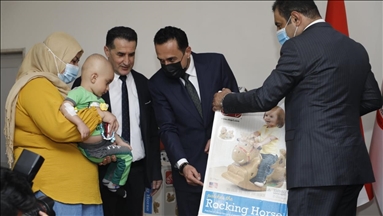 لە هەولێر دیاری بەسەر منداڵانی تووشبوو بە نەخۆشی شێرپەنجە دابەشکرا