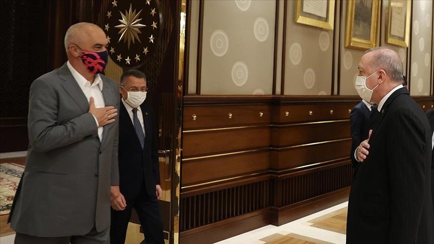 Президент Эрдоган встретился с премьером Албании