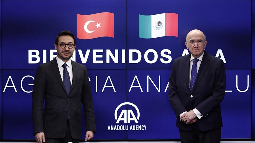 Meksika'nın Ankara Büyükelçisi Hernandez AA'yı ziyaret etti