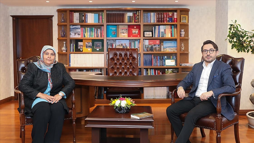 AK Parti Kahramanmaraş Milletvekili Öçal'dan AA Genel Müdürü Karagöz'e ziyaret