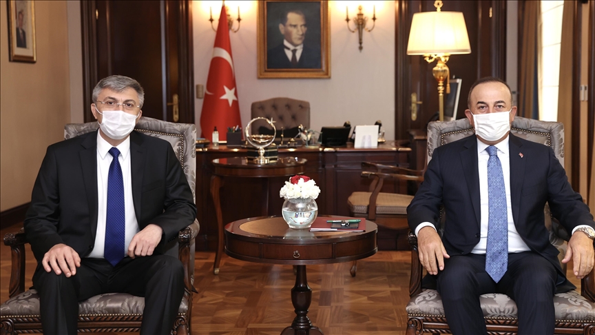 Turkish foreign minister meets Bulgarian-Turkish politician