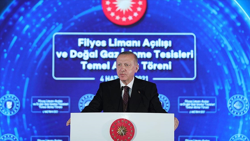Cumhurbaşkanı Erdoğan: Amasra -1 kuyusunda 135 milyar metreküplük yeni bir doğal gaz keşfi daha yapıldı
