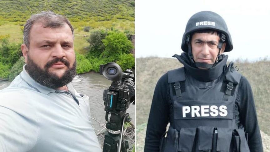 Азербайджанские журналисты подорвались на мине в Карабахе