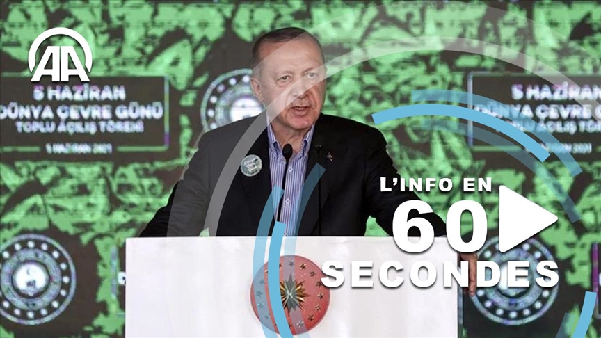 L'info en 60 secondes Anadolu Agency du 05 Juin 2021