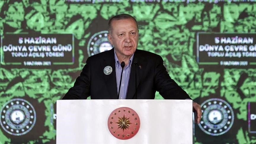 اردوغان: خدمات خود در حوزه محیط زیست را به اوج می‌رسانیم