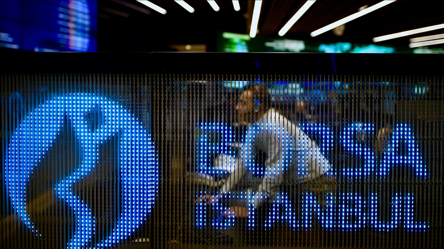Turkey's Borsa Istanbul up at Monday's close