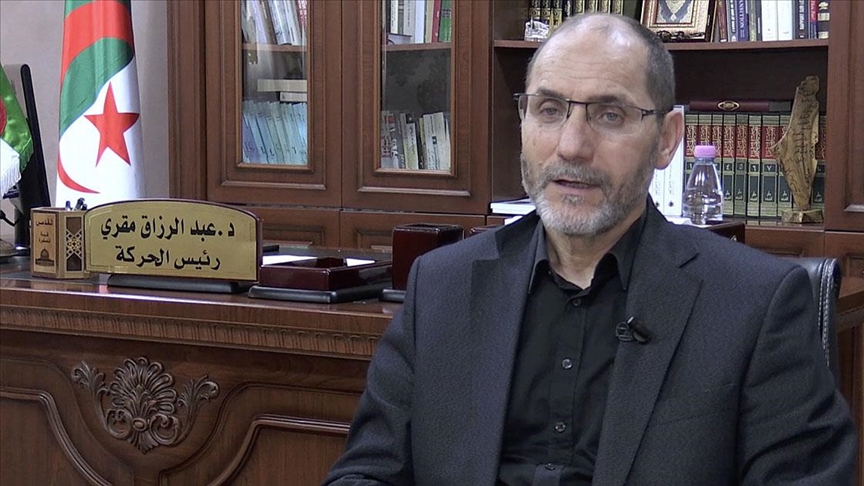 Cezayir'deki Barış Toplumu Hareketi Başkanı Mukri tek başına iktidarı değil uzlaşı hükümetini hedefliyor