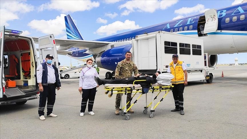 Azerbaijan sends 6 more war veterans to Turkey for medical care