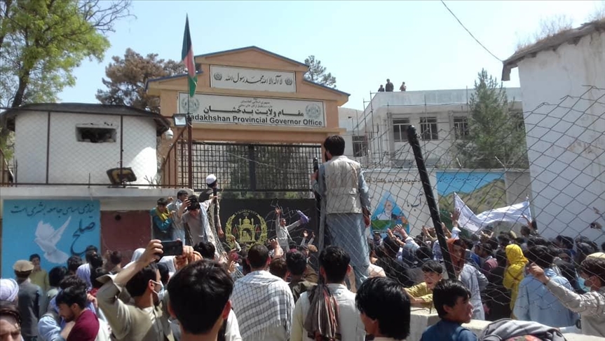 تظاهرات در بدخشان افغانستان به خشونت کشیده شد