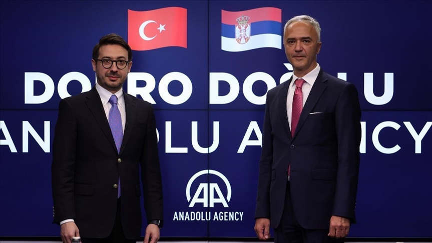 Serbian ambassador visits Anadolu Agency headquarters
