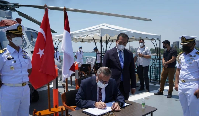 Dubes Indonesia jamu pejabat Turki di atas kapal perang 