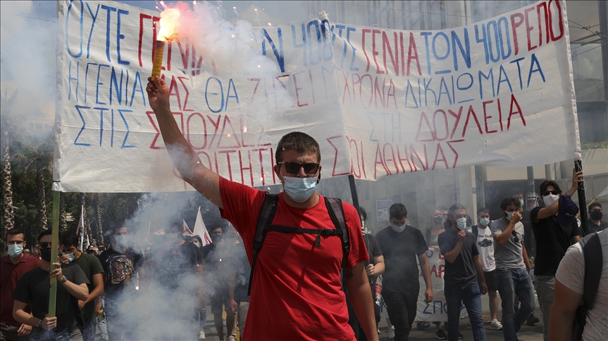 Nationwide labor bill strike paralyzes Greece