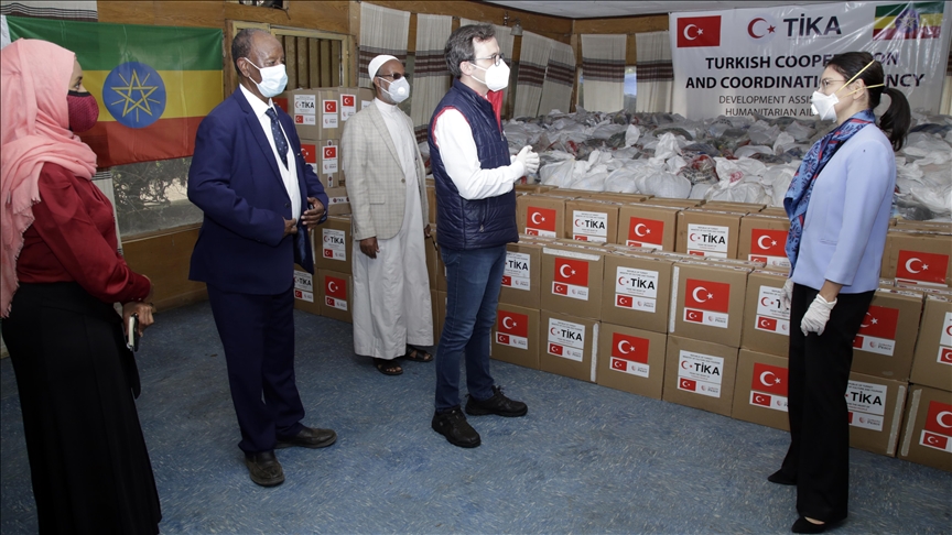 ترکیه به منطقه تیگرای اتیوپی 10 تن کمک بشردوستانه ارسال کرد