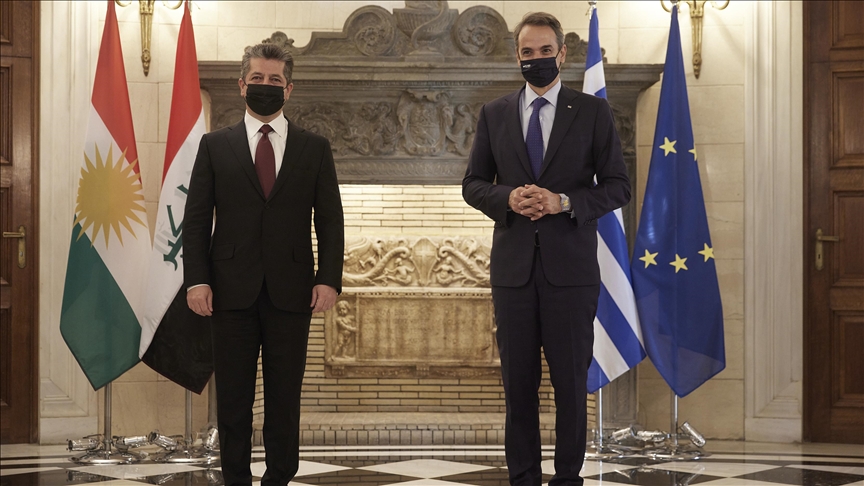 أثينا.. بارزاني يبحث مع رئيس وزراء اليونان تعزيز العلاقات