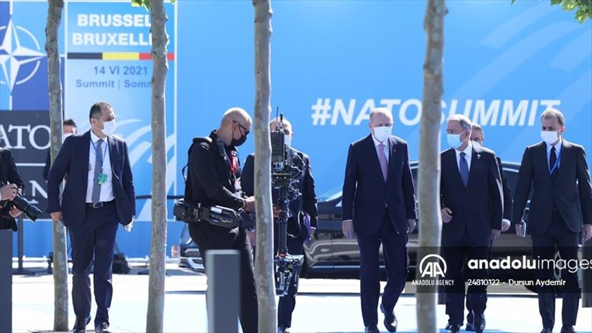 Jelang KTT, Presiden Turki temui para pemimpin NATO