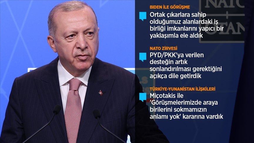 Cumhurbaşkanı Erdoğan: Temennimiz tüm müttefiklerimizin Türkiye ile tam dayanışma sergilemesi