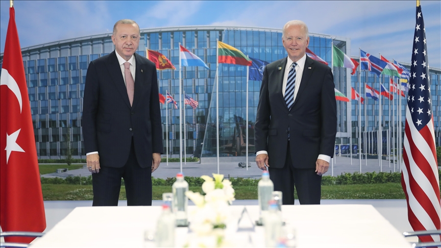 Turkish president meets US counterpart at NATO summit