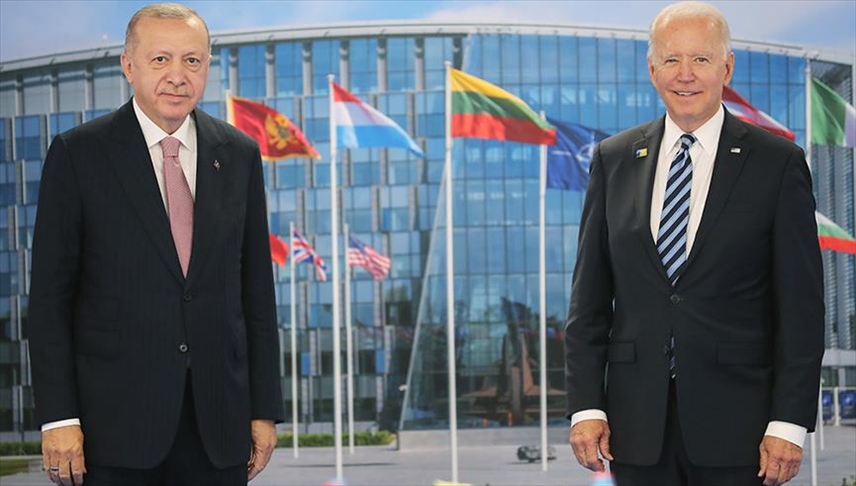 El presidente de Turquía se reunió con su homólogo de EEUU durante la cumbre de la OTAN