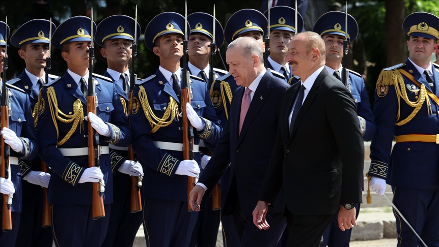 Президент Турции прибыл в Шушу