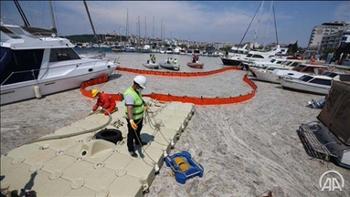 Mucilage from Turkey's Sea of Marmara not hazardous or toxic: Minister