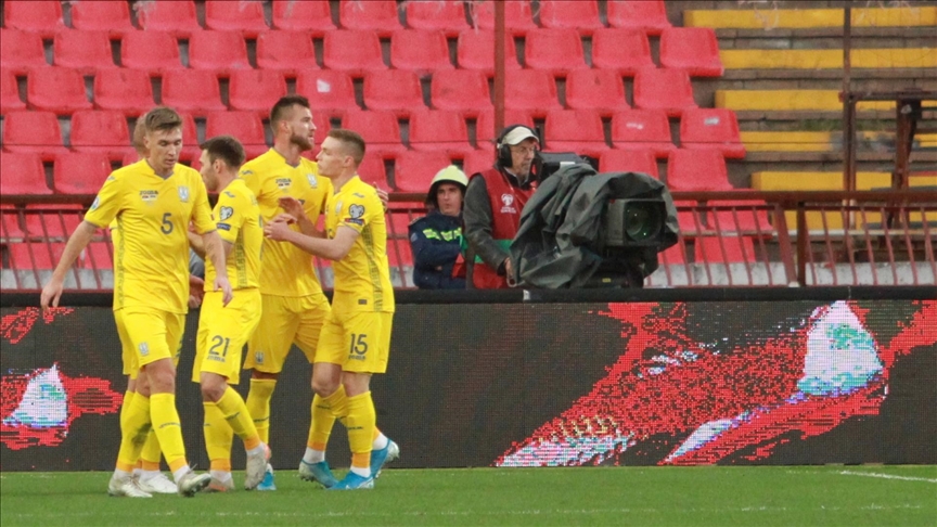 Ukrayna, Kuzey Makedonya'yı yendi puanını 3'e yükseltti
