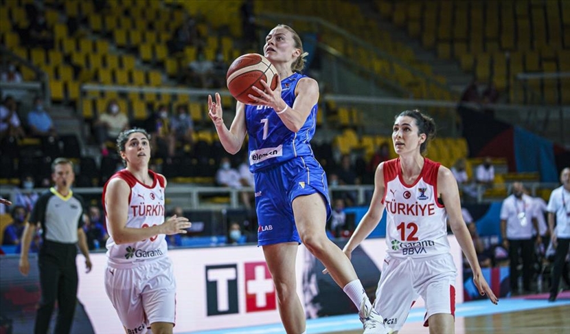 Turkish women's basketball team lose to Bosnia and Herzegovina