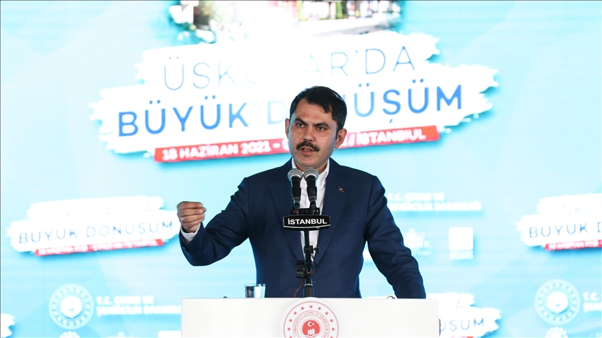 Bakan Kurum: İstanbul'un deprem dönüşümünü ilgilendiren 5 bin konutluk yeni bir etap daha başlatıyoruz
