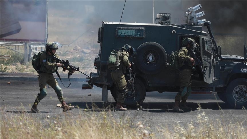 Affrontements entre Palestiniens et les forces d'occupation israélienne dans le nord de la Cisjordanie