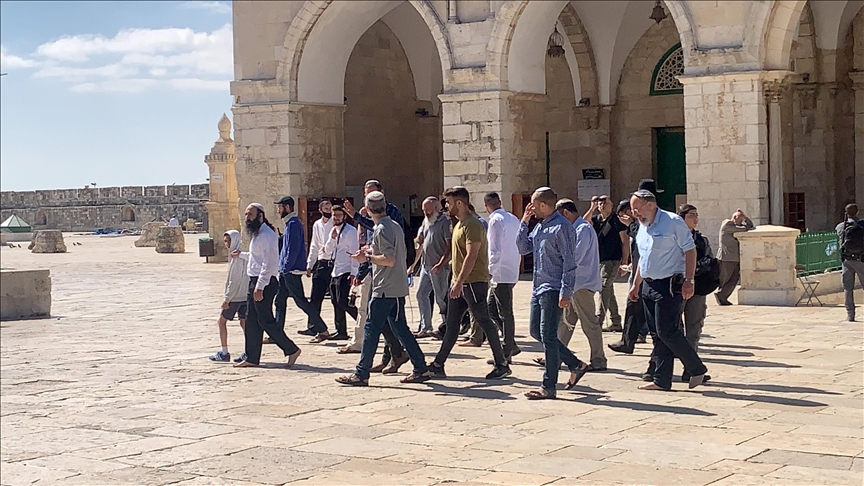 Puluhan pemukim Israel serbu kompleks al-Aqsa di Yerusalem