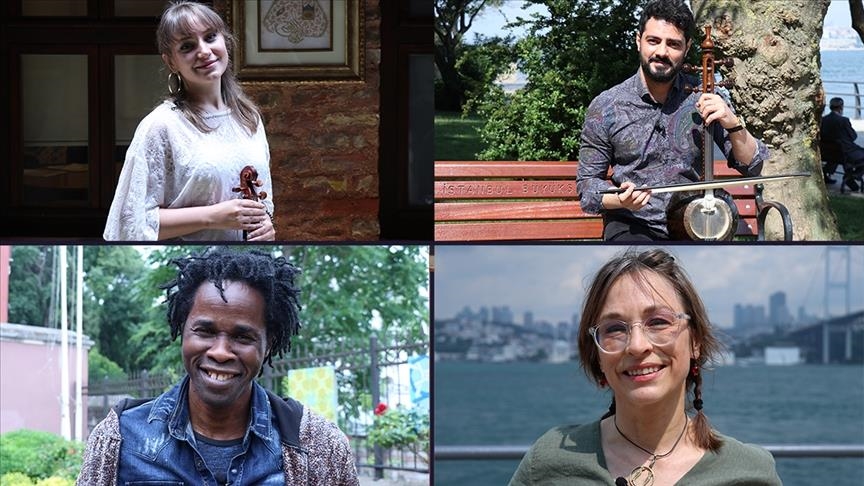 Foreign artists living in Turkey hold concert on World Refugee Day