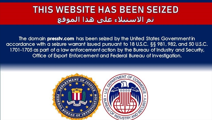 Websites of Iran's state-run international broadcasters 'seized'