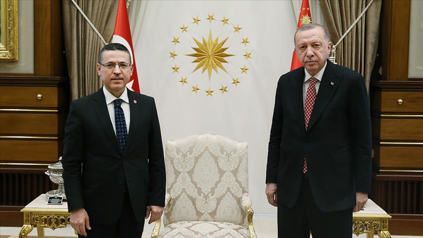 Cumhurbaşkanı Erdoğan Sayıştay Başkanı Baş'ı kabul etti