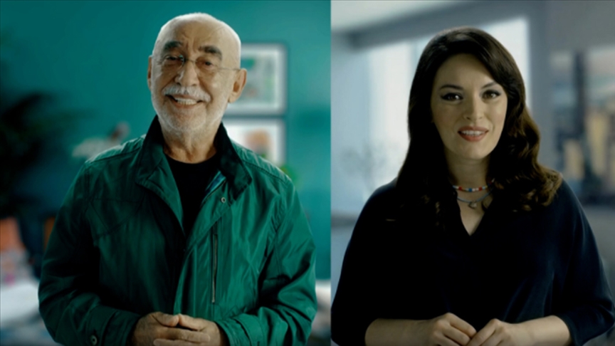 Şener Şen ve Ezgi Mola herkesi Kovid-19'a karşı aşılanmaya çağırdı